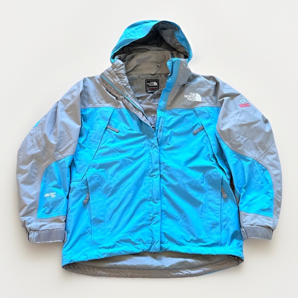 The North Face Jacket‎ Women's M Gore-Tex Summit Series XCR Blue Vtg Outdoors